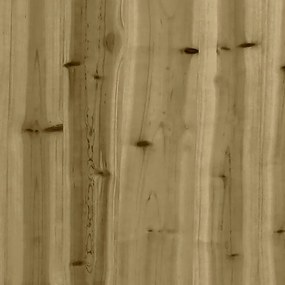 impregnált fenyőfa kerti virágláda lábakkal 110 x 31 x 70 cm