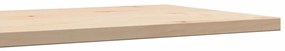 4 db tömör fenyőfa téglalap alakú asztallap 90 x 45 x 2,5 cm