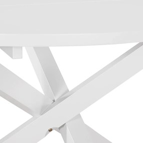 Fehér MDF étkezőasztal 120 x 75 cm