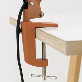 Orion - GILI csíptetős asztali lámpa 1xE27/40W/230V, téglavörös