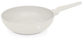 Berlinger Haus indukciós tapadásmentes wok serpenyő 28 cm matt krém Sahara Collection