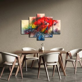 Vörös ara papagájok képe (150x105 cm)