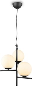 TRIO 302000332 PURE Modern Függesztett Lámpa Fekete E14 IP20