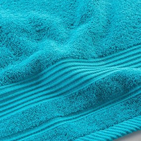 Kék frottír pamut törölköző 50x90 cm Tendresse – douceur d'intérieur