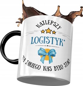 Fekete Bögre Logisztika Legjobb Logisztika Nyomtatott Fotóval