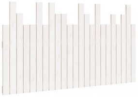 fehér tömör fenyőfa fali fejtámla 146,5 x 3 x 80 cm