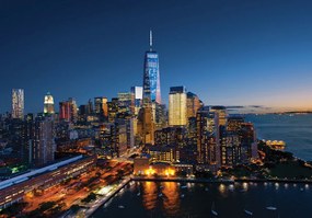 One World Trade Center, New York poszter, fotótapéta, Vlies (416 x 290 cm)