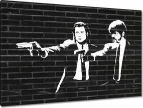 Festmények 120x80 Ponyvaregény Graffiti