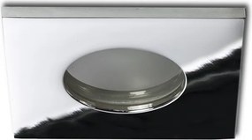 RENDL SPLASH SQ zápustná chrom 230V LED GU10 8W IP65
