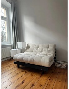 Mustársárga kinyitható kanapé 140 cm Roots Black Night – Karup Design