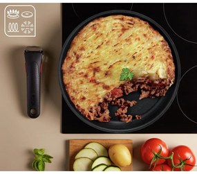 Alumínium edény készlet 8 db-os INGENIO Black stone L3998802 – Tefal