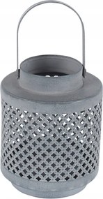 Roma mini lámpa fém, függesztett, 11 x ⌀9 cm, rusztikus szürke