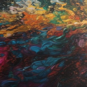 Kép - Színes absztrakció II. (órával) (90x30 cm)