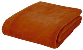 Narancssárga mikroplüss ágytakaró franciaágyra 200x240 cm Raschel – Catherine Lansfield