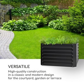 Blumfeldt Blum High Grow Straight, magaságyás, 100 x 60 x 100 cm, 600 l, acél
