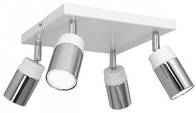 Spotlámpa NEST 4xGU10/8W/230V fehér/króm