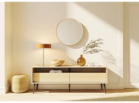 Natúr színű TV-állvány tölgyfa dekorral 150x54 cm Lake – TemaHome