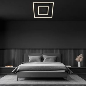 Briloner - LED mennyezeti lámpa FRAME LED/22W/230V 3000K 30x32 cm fekete