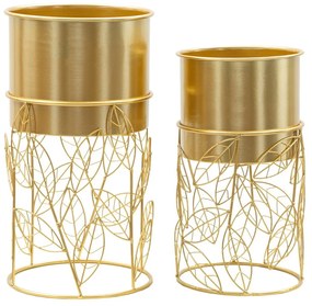 Fém kaspó szett 2 db-os ø 23 cm Livi – Mauro Ferretti