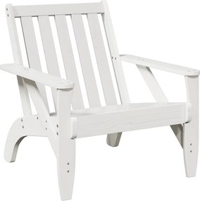 vidaXL Kerti adirondack szék fehér 75x77x77 cm tömör fa fenyőfa