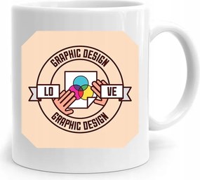 Ajándék Bögre Grafika Graphic Design nyomtatott fényképpel