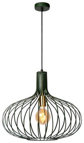 Lucide 78374/50/33 - Csillár zsinóron MANUELA 1xE27/60W/230V á. 50 cm zöld