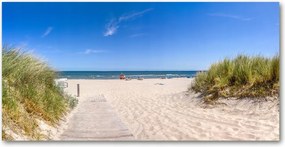 Fotó üvegkép Tengerparti dűnék 140x70