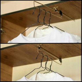 Eden 3D Gardróbszekrény 156,4cm, Fehér