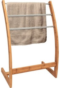 MSV Bambusz törülközőtartó 3 rúd 57 x 35 x 85 cm