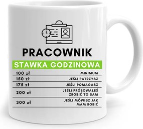 Munkás Munkásnak Óradíj Bögre fényképes nyomtatással