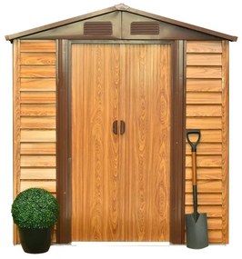 fém kerti ház LANITPLAST MAXTORE WOOD 65 LG2300