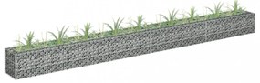 horganyzott acél gabion magaságyás 360 x 30 x 30 cm