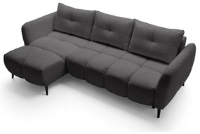 Sarokkanapé Odysea (B) (szürke + fekete) . 1100430
