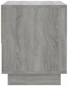 2 db szürke sonoma színű szerelt fa éjjeliszekrény 45x34x44 cm