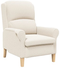 Ergonomikus Karosszék Krém Szövet, Fa Szabványos Ergonomikus