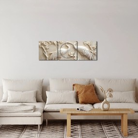 Kép - Kínai minta (órával) (90x30 cm)