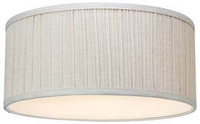 Bézs mennyezeti lámpa textil búrával Lux – Markslöjd