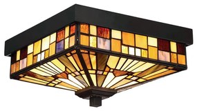 Elstead QZ-INGLENOOK-F - Kültéri mennyezeti lámpatest INGLENOOK 2xE27/60W/230V IP44