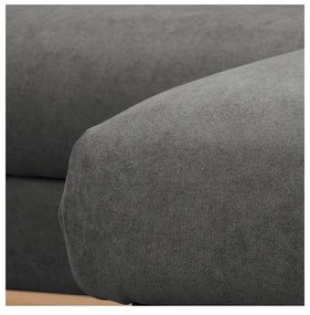 Sötétszürke sarokkanapé (jobb oldali) Beata – Ropez