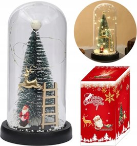 Világító Karácsonyfa Búra Karácsonyfa Lámpa Led Nád Üveg Fehér Meleg