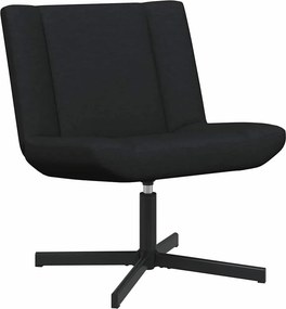 vidaXL Forgószék Fekete 63 x 75 x 76 cm szövet