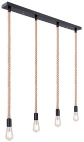 Globo 69029-4H - Csillár zsinóron ULLEU 4xE27/60W/230V