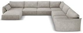 Világosszürke sarokkanapé (jobb oldali) Vanda – Mazzini Sofas