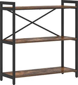 vidaXL Könyvespolc Füstölt tölgy 80 x 30 x 85 cm Faanyag