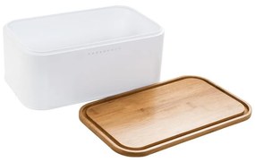 BREAD'N'BREAKFAST kenyértartó, fehér