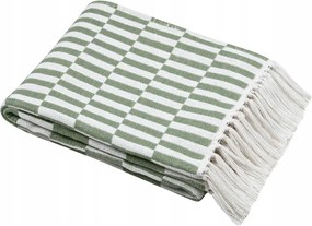 Pamut Rojtos Takaró 125 X 150 CM Zöld Otthonra