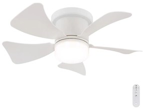 Globo Globo 03609W - LED Dimmelhető mennyezeti ventilátor HINES LED/10W/230V + távirányító fehér GL7782