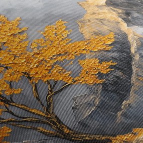 Kép – Arany fa a hegyekben (120x50 cm)