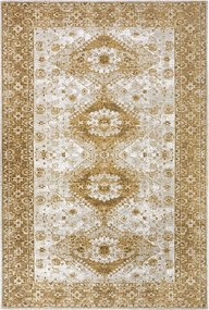 Konyhai szőnyeg 60x90cm, csúszásgátló bézs hagyományos zsenília mintás