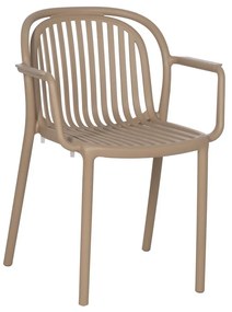 Bézs műanyag étkezőszék Alia – Ixia